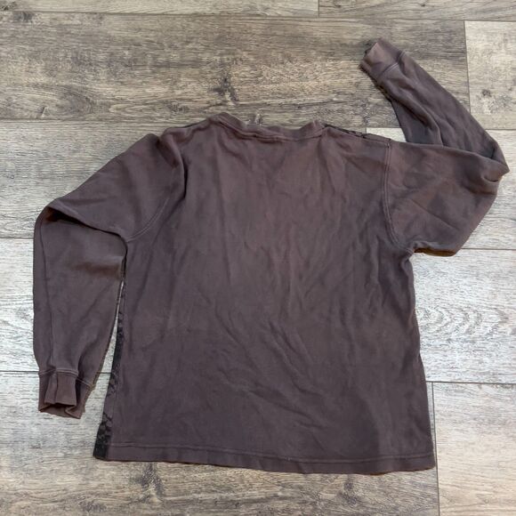 Vintage Y2K Point Zero Gray Pattern Long Sleeve Shirt Youth Boys Size Small - Picture 3 of 5